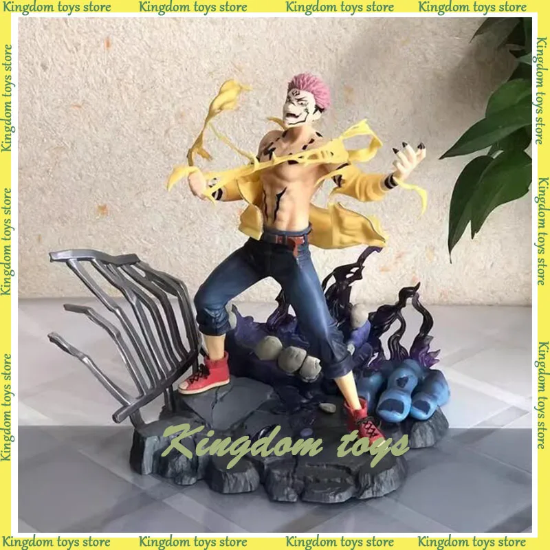 

26CM Ryomen Sukuna Figure Jujutsu Kaisen Anime Figures Boy Gk Figurine PVC Statue Desk Decoration Christmas Gift Children Toys