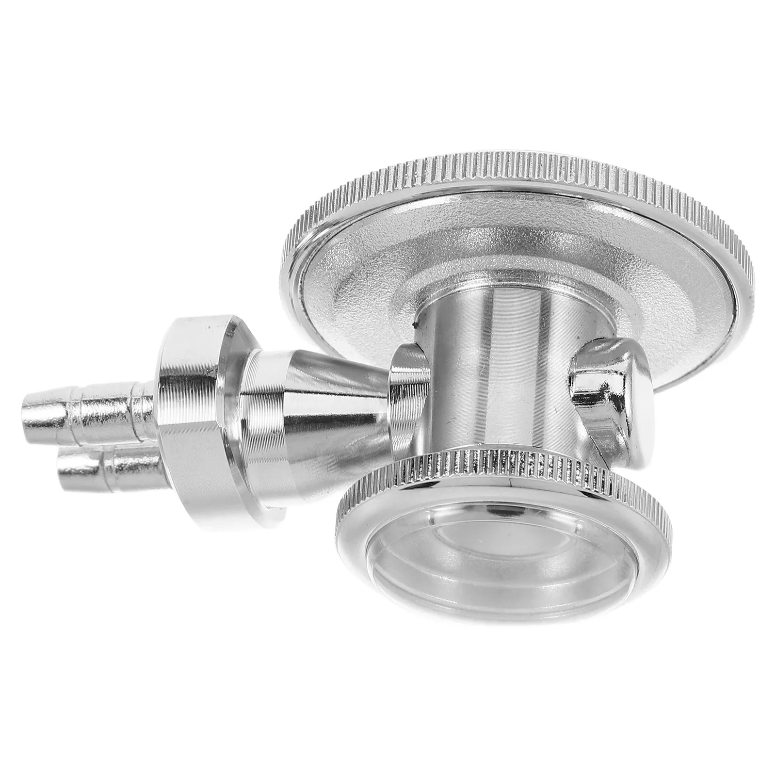 

Stainless Steel Stethoscope Head Replacement Set High Precision Sound Transmission Easy Assembly Maintenance Compatible with All