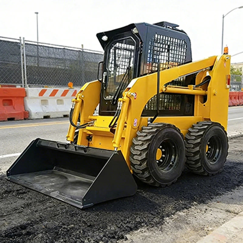 

Многофункциональный мини-погрузчик для строительства. Высококачественный мини-погрузчик, совместимый со всеми типами навесного оборудования. Колесный погрузчик.