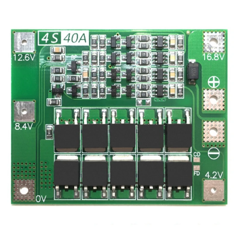 

4S 40A Active Enhanced Balancer 18650 Lithium Battery Protection Board BMS Board Energy Transmission Board