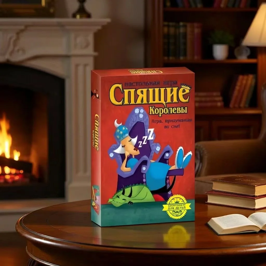 

Карты настольной игры-головоломки «Спящая королева» на русском языке с интересными картами дедукции для рыцарей и королев. Подходит для