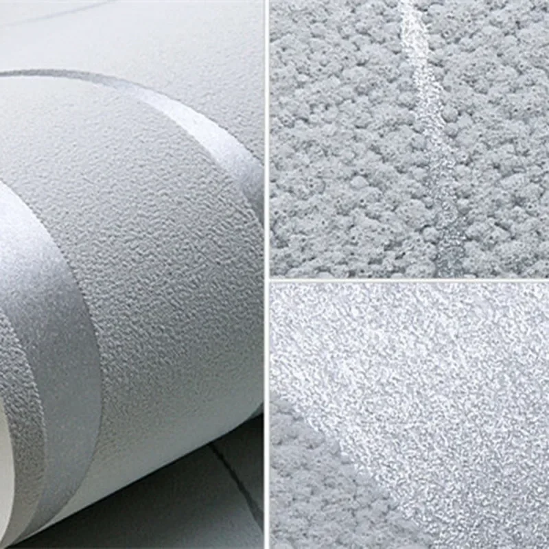 Modern Grey Stripes 3D Abstract Geometric Wallpaper Roll For Room Bedroom Living room Home Decor Embossed Wall Paper