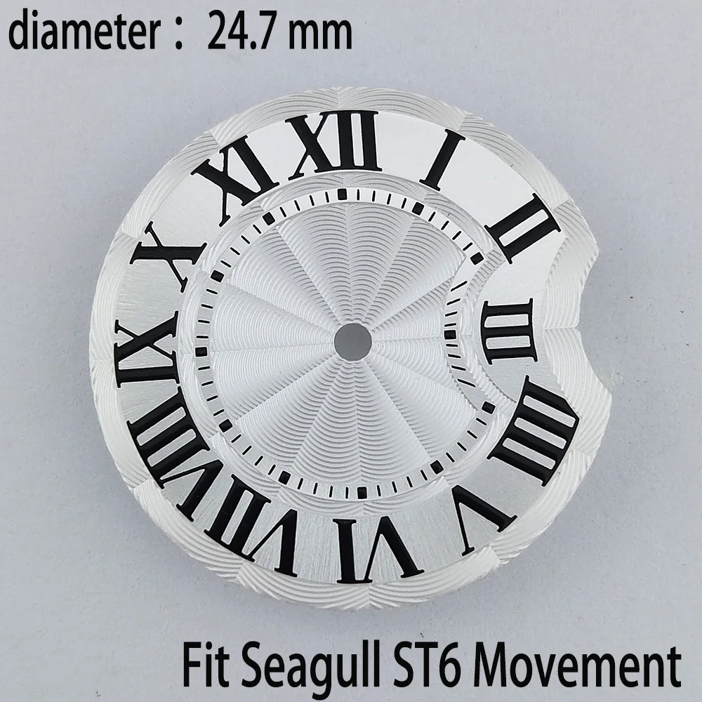 32.8mm Watch Dial Suitable For Miyota 8215/DG 2813 Movement . 24.7mm Watch Dial Suitable For Seagull ST6 Movement