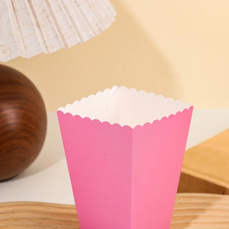 20/50/100 teile/los Popcorn Boxen Einfarbig Thema Party Dekoration für Kinder Alles Gute Zum Geburtstag Weihnachten Hochzeit Party liefert – Detail 5