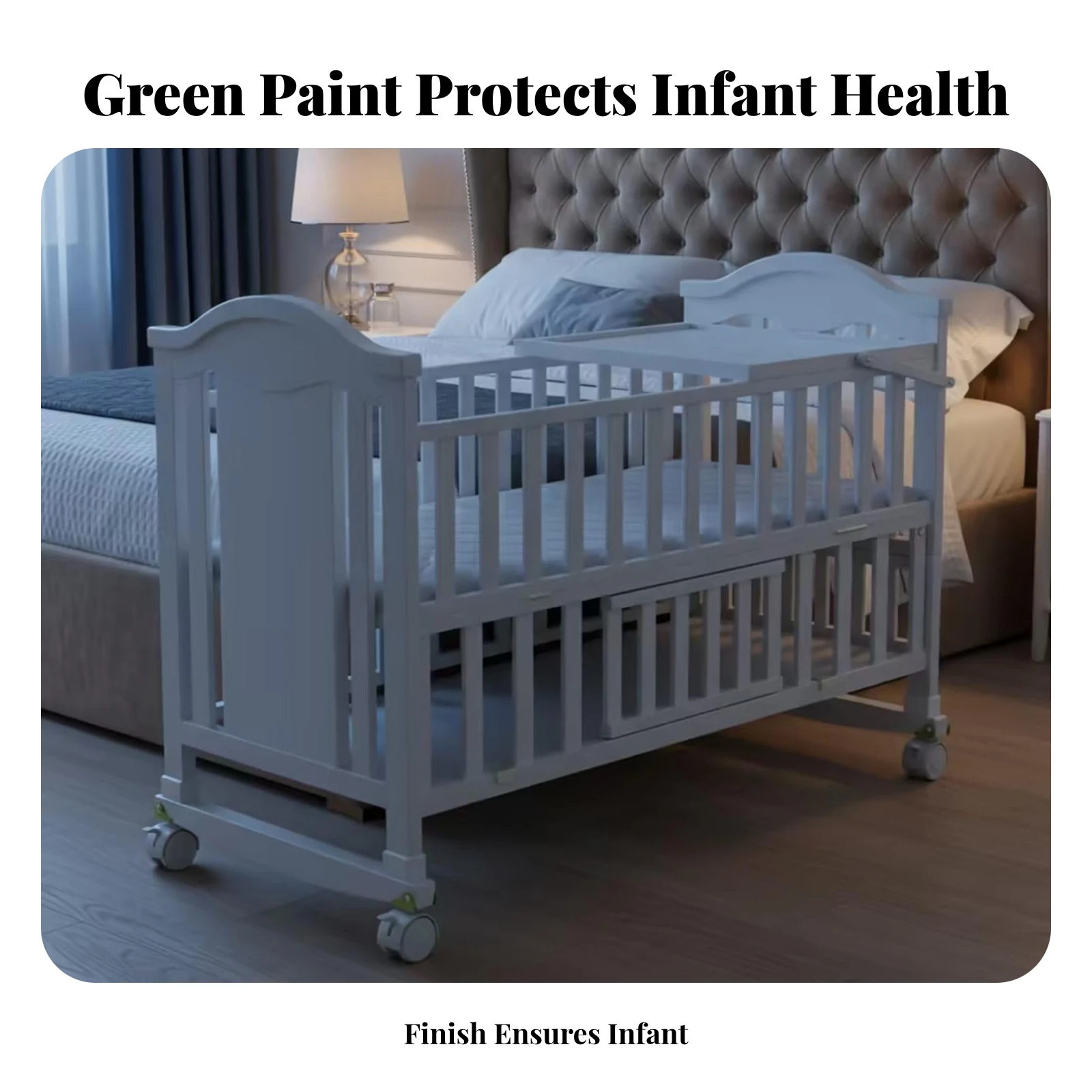 Ahşap Bebek Karyolası Beyaz Te - Baby Nursery Bed incelemesi ve fiyatı