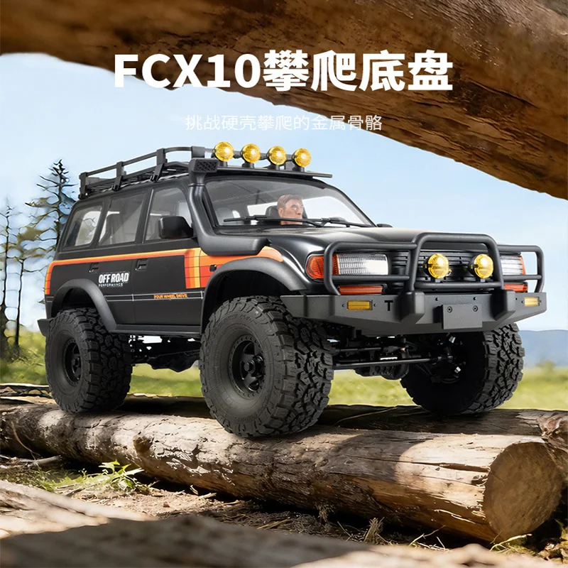 

Радиоуправляемый внедорожный краулер FMS 1/10 FCX 10 Toyota Land Cruiser LC80 Black Limited Edition с бесщеточным двигателем и сервоприводом 25 кг