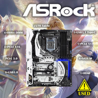 Used ASRock Z270 Taichi Motherboard Intel Z270 LGA 1151 DDR4 M.2 ATX HDMI USB 3.1