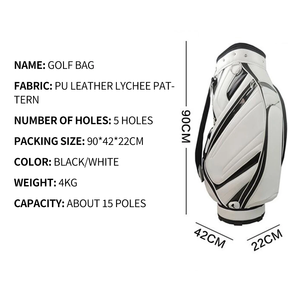 البوب تخصيص خفيفة الوزن حامل الغولف حقيبة مقاوم للماء بولي Material المواد الفرامل التعادل قضيب عجلة كبيرة حالة جديدة حزمة السفر شعار مخصص