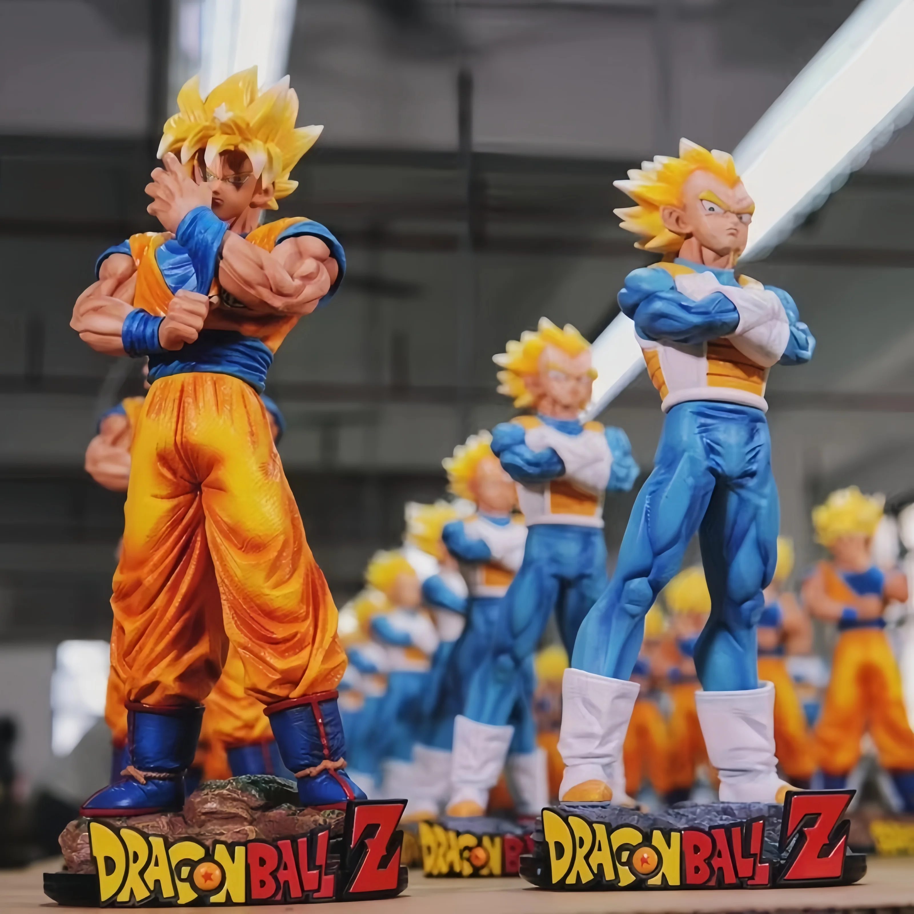 30cm Cartoon Dragon Ball Z  Action Figure Goku Gohan Vegeta Super Saiyan Pvc Statue Collection Model Children Birthday Gifts