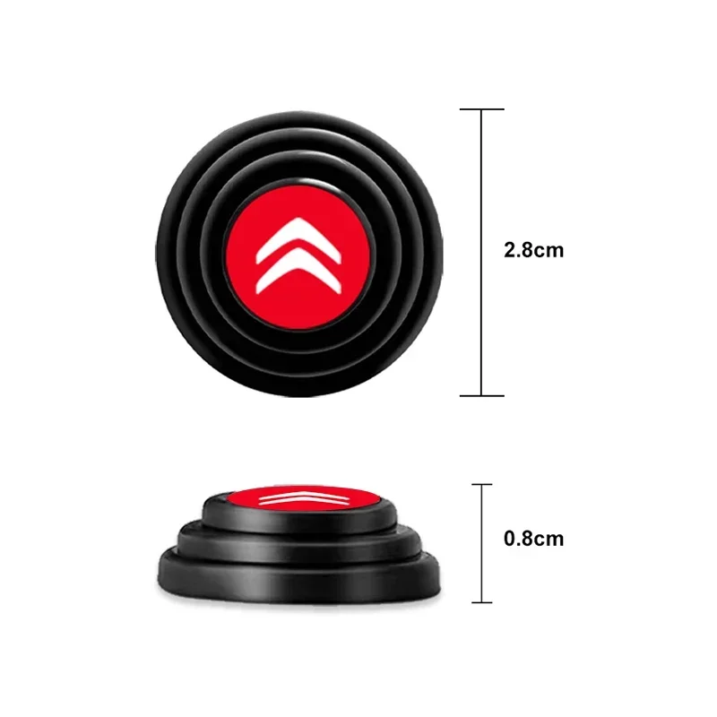 Car Door Shock Absorber Buffer Protective Stickers Soundproof Rubber Pads for Citroen DS C1 C3 C4 C4L C5 C6 C8 VTS Grand Picasso