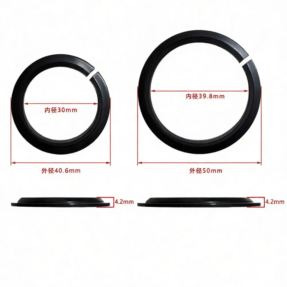 For ZHIQIU MTB Road Bike Fork Crown Race Aluminum Alloy Headset Base Open Style Bicycle Steering Part 30mm 39.8mm Silver