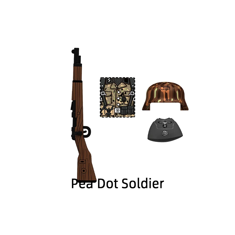 Le N621-N624 Pois Soldat Modèle décennie s MOC Briques Ensemble Cadeaux Jouets