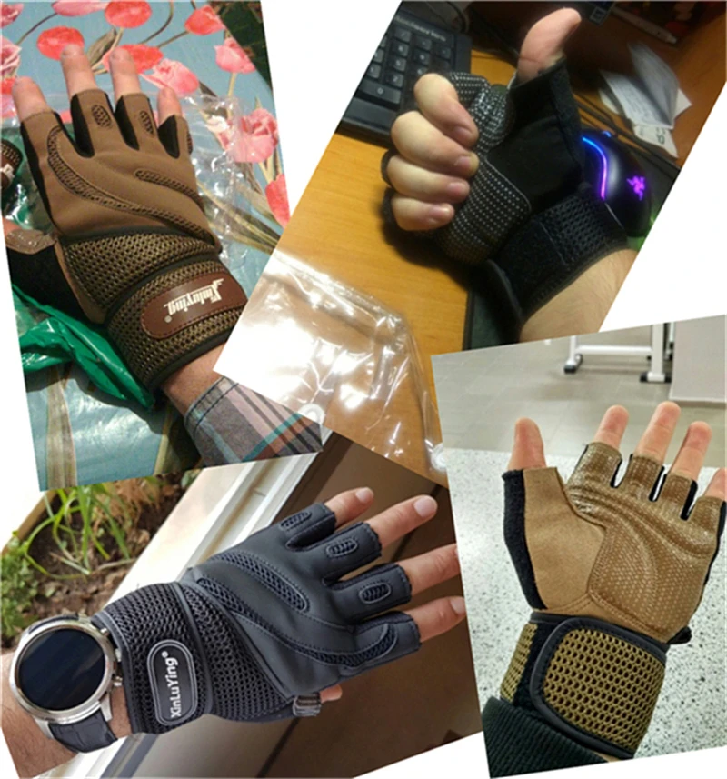 Guantes Deportivos Transpirables para Levantamiento de Pesas, Fisicoculturismo, Dominadas, Crossfit, Entrenamiento, Guan