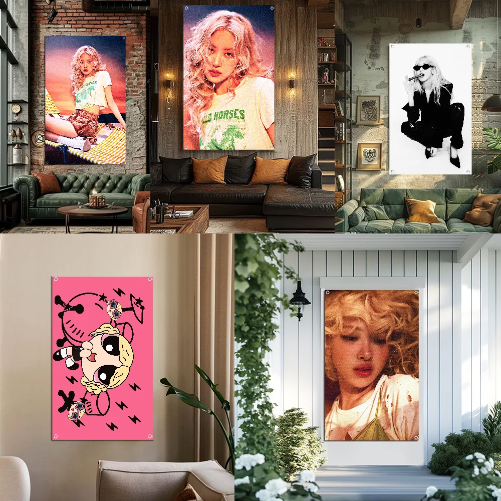

Singer R-Rosie Flag Indoor Outdoor Decorative Wall Art Decor Corporate Flag Printing Tapestry Banner