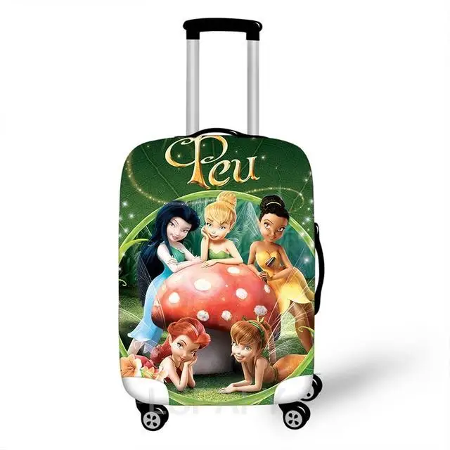 Disney Tinker Bell Elastic Thicken Luggage Suitcase Protective Cover Protect Dust Bag Case Cartoon Travel Cover