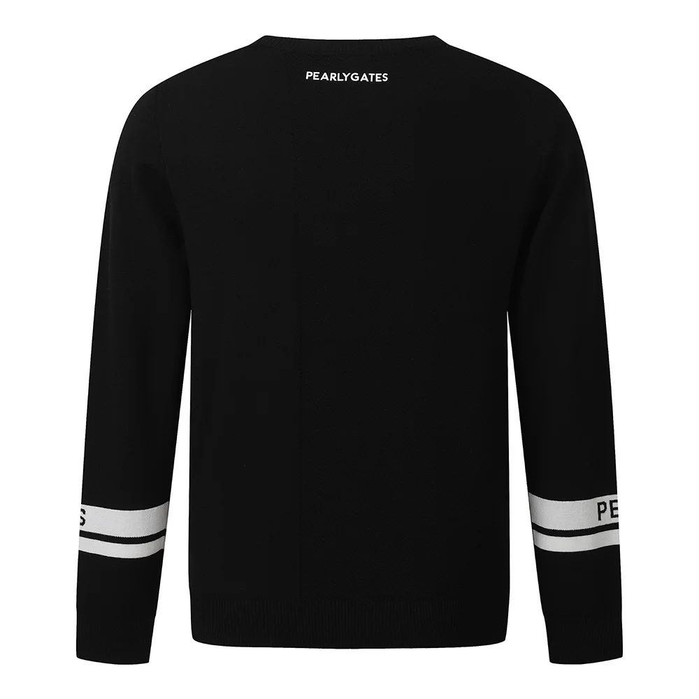 Maglione lavorato a maglia da uomo di lusso Sport per il tempo libero all'aperto Pullover da golf Girocollo Manica lunga Abbigliamento da uomo caldo