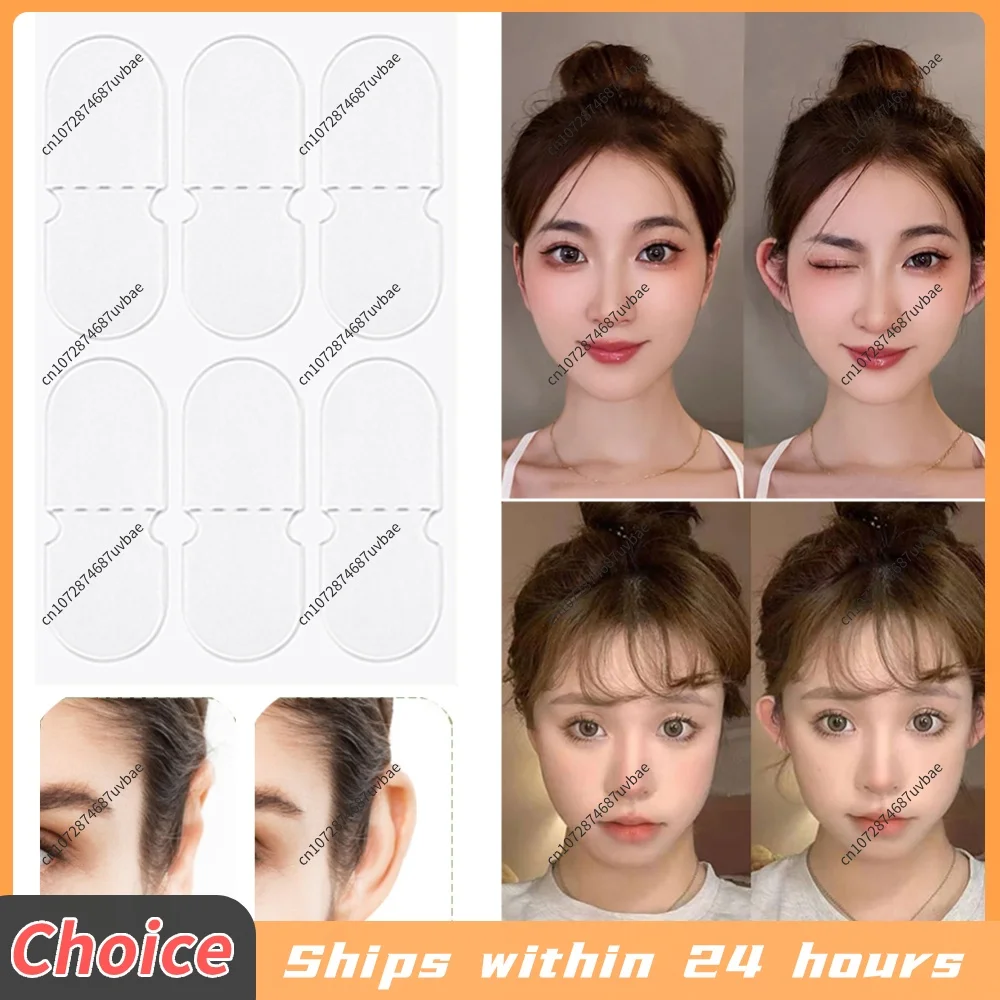 60 Pcs Elf Ear Stickers Protruding Ear Solution Big Ear Supporters Self Adhesive Cosmetic Ear Stickers Ear Tape for Women Girls