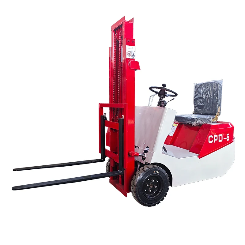 2024 New design very small forklift 500 kg lifting height 2 meters cheap price lightweight mini electric forklift for sale