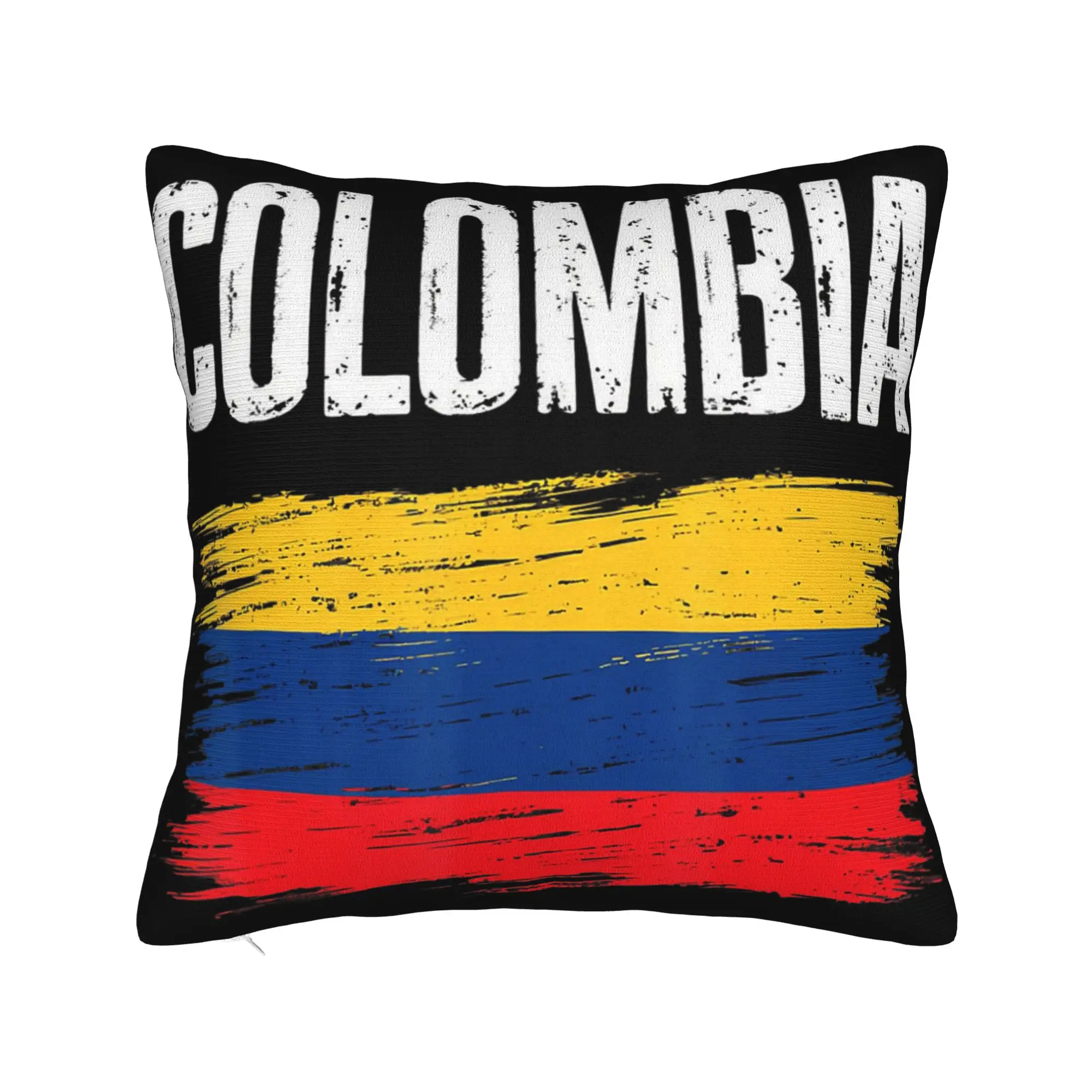 Colombia Flag Pillow Covers Product Printing Cushion Cover Decor  Throw Pillow Case Cover Home Multiple Sizes