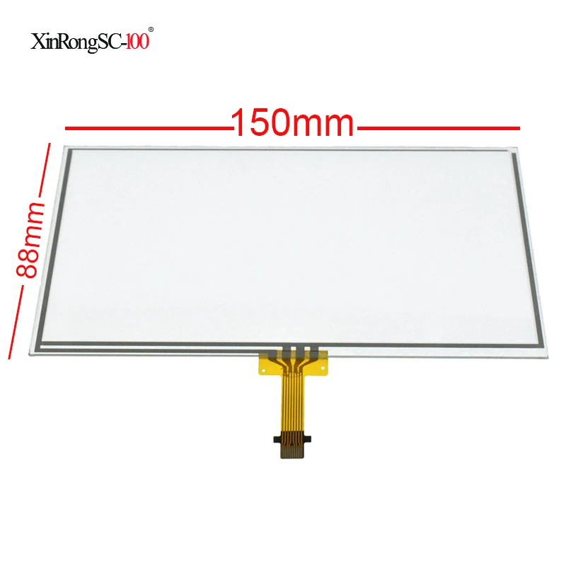 New 6.1 inch 12 pins glass touch Screen panel Digitizer Lens for 2015 camry RAV4 LA061WQ1(TD)(04) LCD