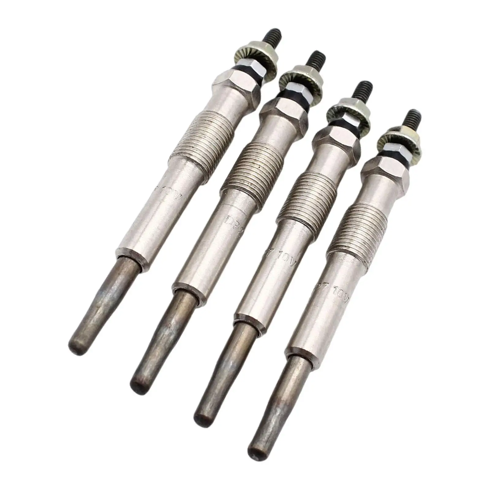 4 Pieces Glow Plugs 1079401 Auto Accessories Metal Easy to Install High Performance for Ford C-max Focus Fiesta 1.8 Di Tdci