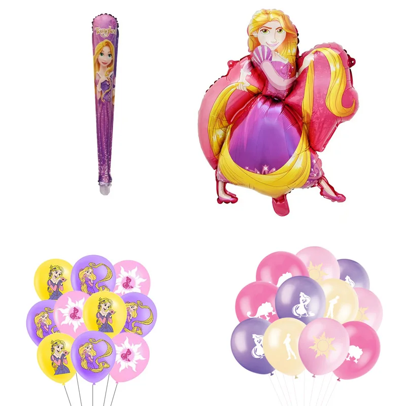 

princess Rapunzel balloon Girl Birthday Party Supplies Decor Baby Shower Activity Idea