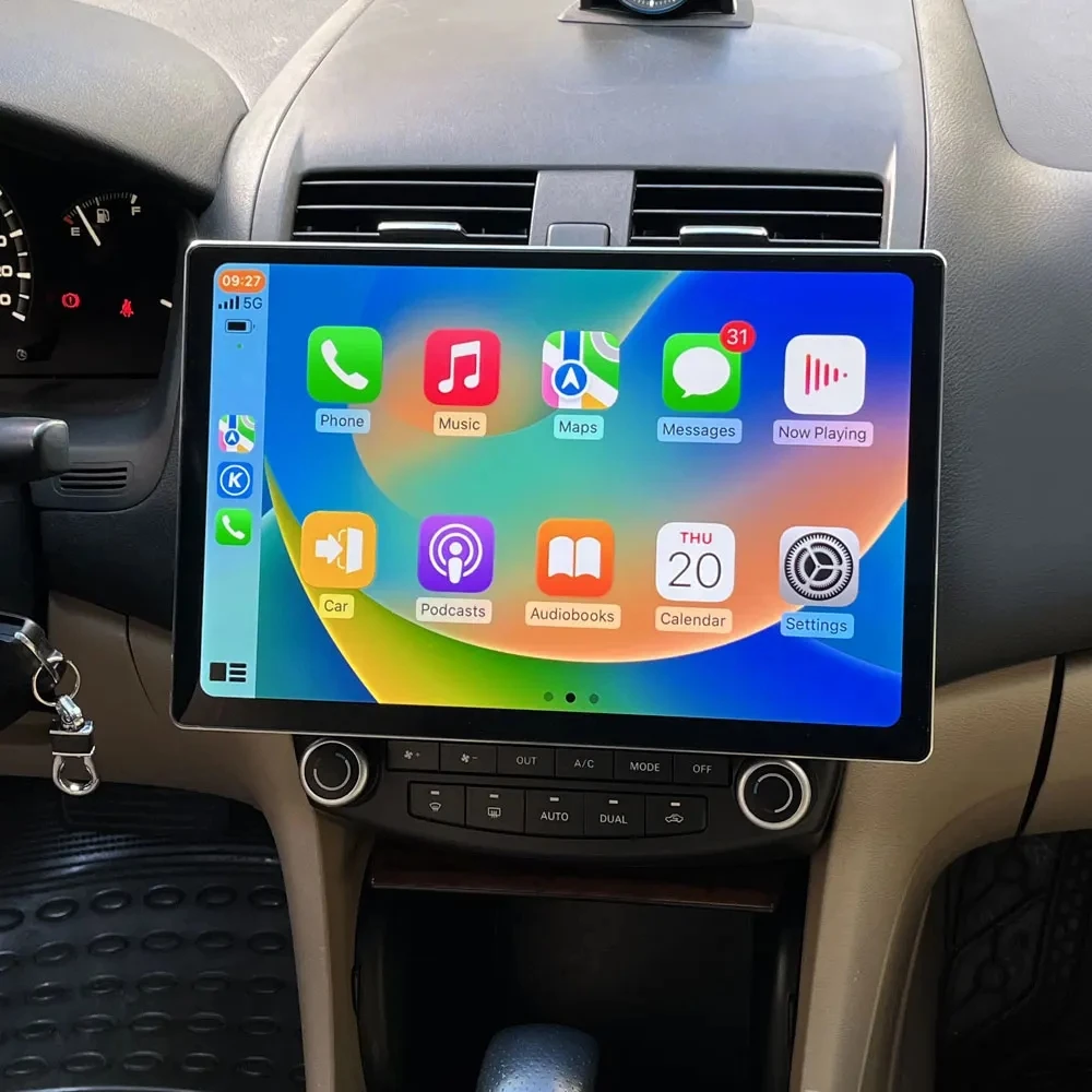 BQCC 13.3" 2DIN Universal HD Screen Android 13 CarPpay Car Radio for Ford Explorer Tesla KIA Sportage 3 Nissan Tiida RDS FM AM view 4