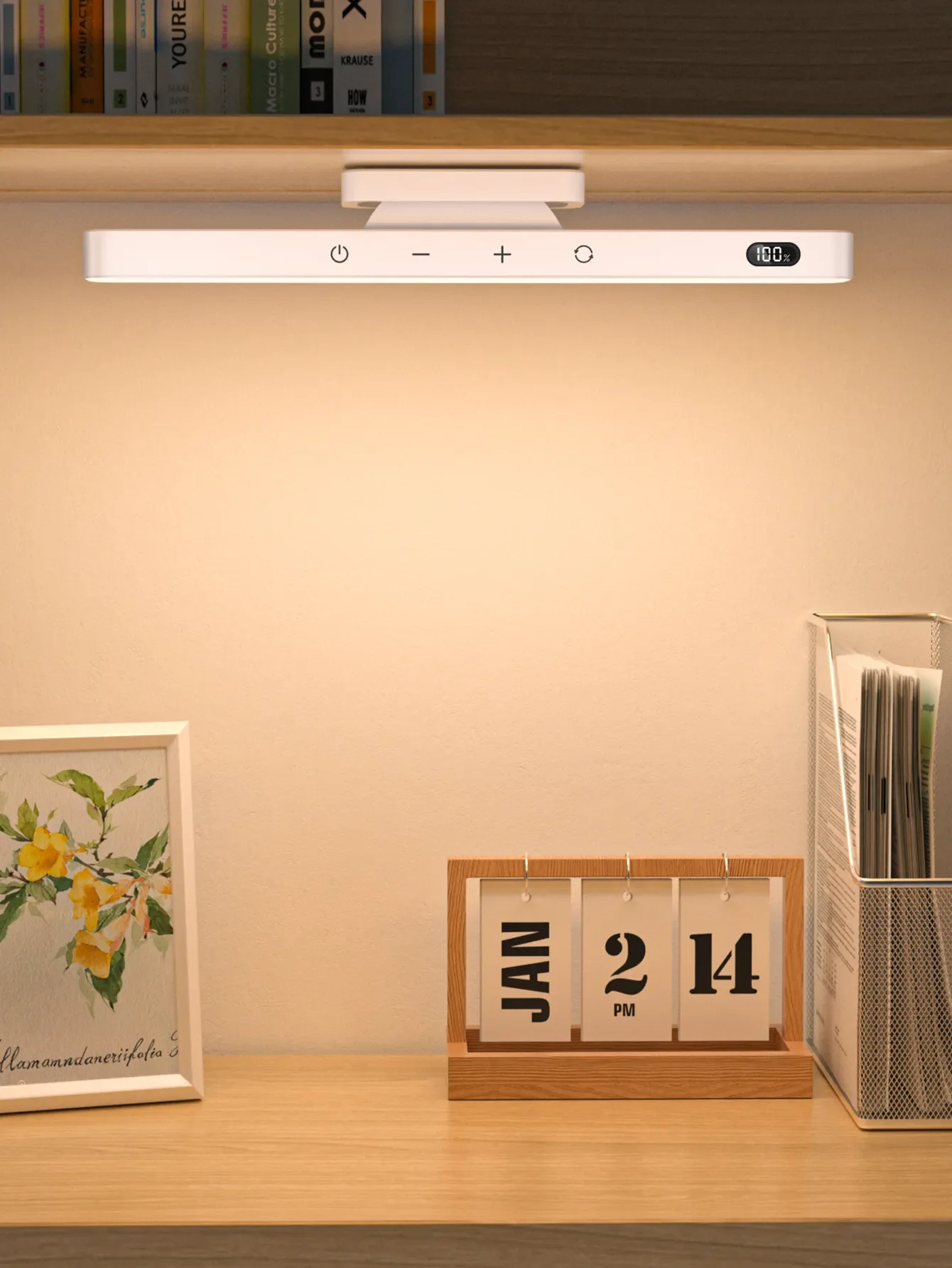 Lampa stołowa LED Touch Magnetyczna lampa biurkowa z wypaloną lampą 2500mAh do czytania Lustro nocne