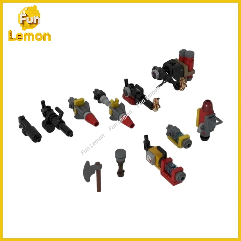 

Complete Soldier Weapons Accessory Kit Building Blocks Mixed Combat Gear MOC Bricks Art Gift For Collectors