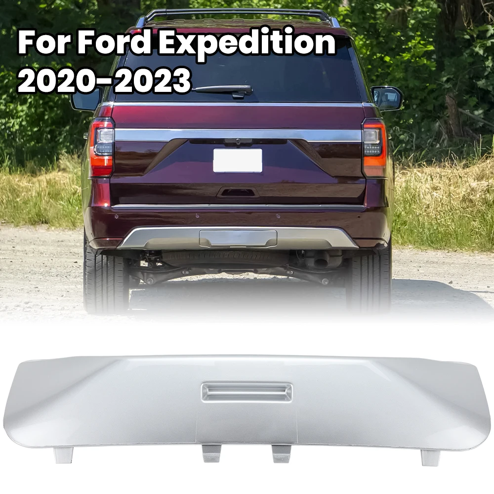 Rear Bumper Trailer Hitch Cover For Ford Expedition 2020 2021 2022 2023 FO1129106 Silver Towbar Hook Cap Car Accessories Parts