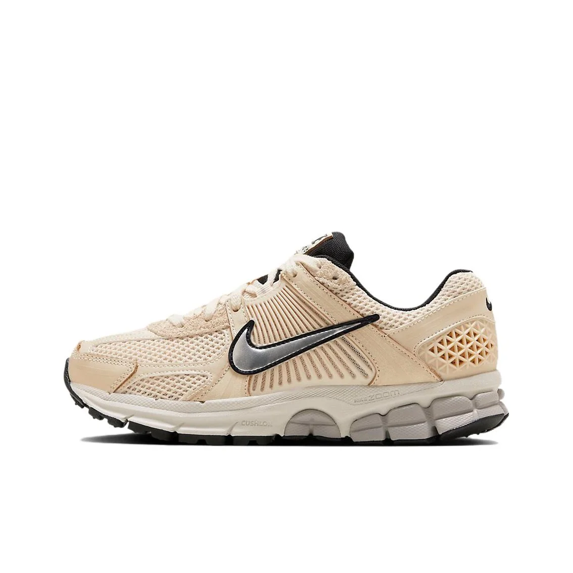 Nike Zoom Vomero 5 Breathable Rebound Low top Air Cushion Casual Running Shoes Women's Beige FN6742-200