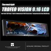 Thermalright Trofeo Vision LCD AIO Display Monitor de PC de 9,16 pulgadas, pantalla USB tipo C para temas de bricolaje para caja de PC para juegos/enfriador de CPU