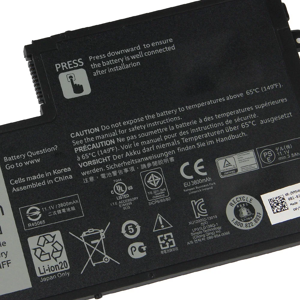 Replacement Battery TRHFF 1V2F6 For Dell 5445 5545 5447 5448 5547 Inspiron 15