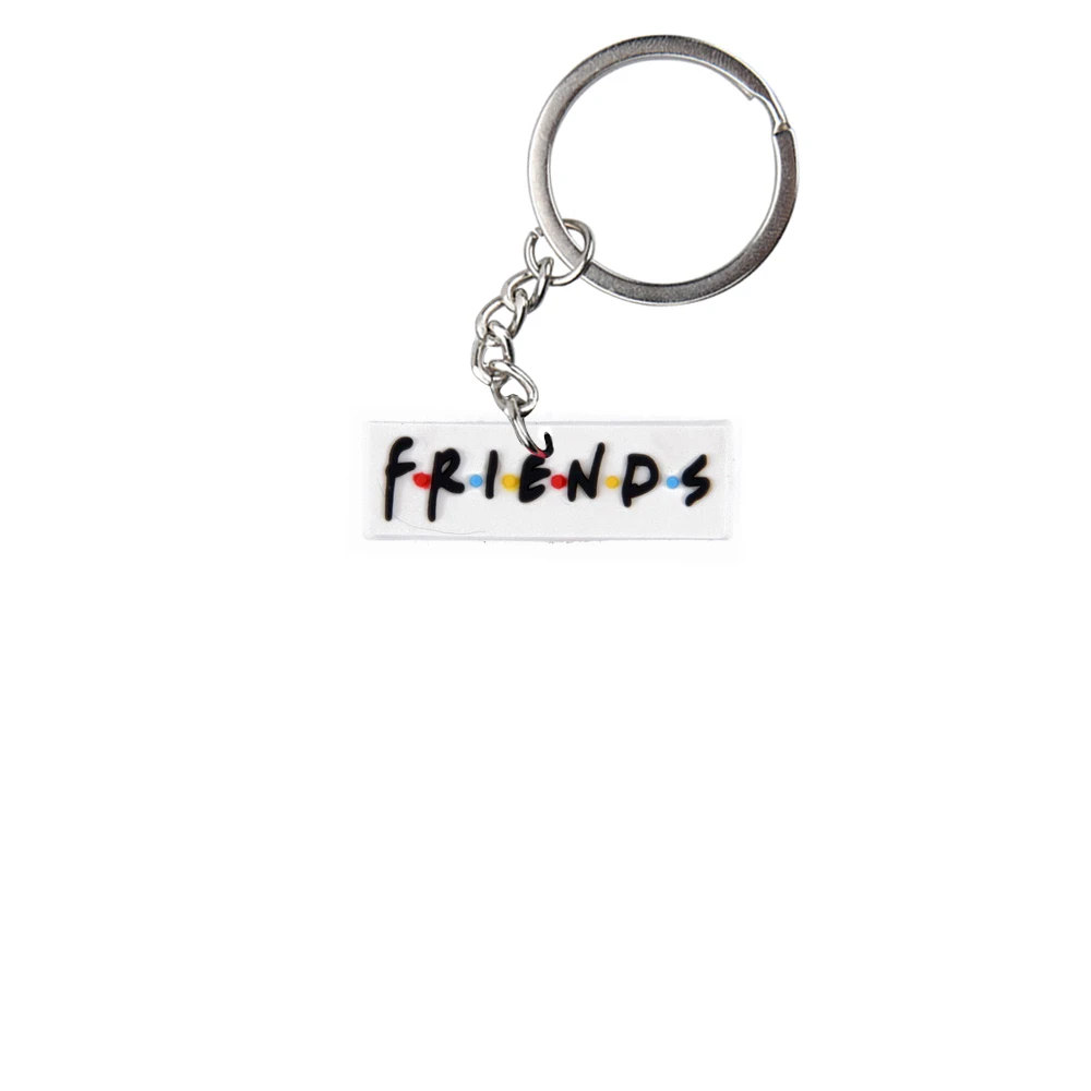 Classic American Drama Keychains Friends Joey Keyrings Kids Smelly Cat Unagi Central Perk Key Chains For Friends Gifts