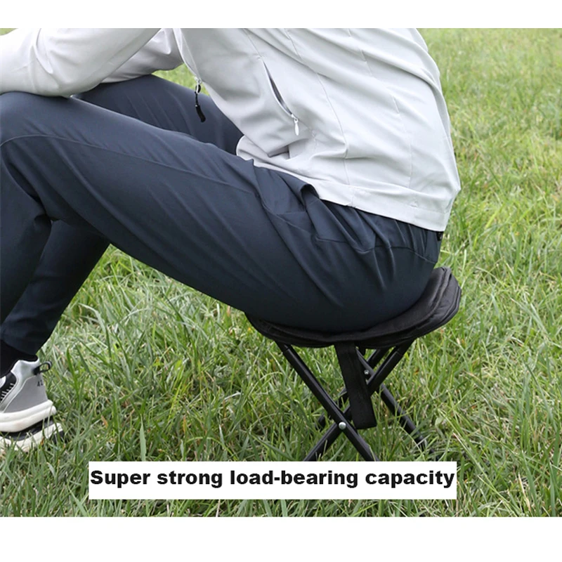 المحمولة خفيفة الوزن كرسي قابل للطي للاستخدام الخارجي قوي دائم الصيد البراز نزهة التخييم البراز مقعد سفر قابل للطي للمشي لمسافات طويلة #5
