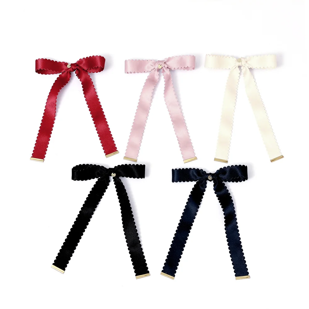 A8 New fashion Ruffle  Large Clips Fashion Hair Accessories Long Band Hairband And Broken Flower Headband bow clip