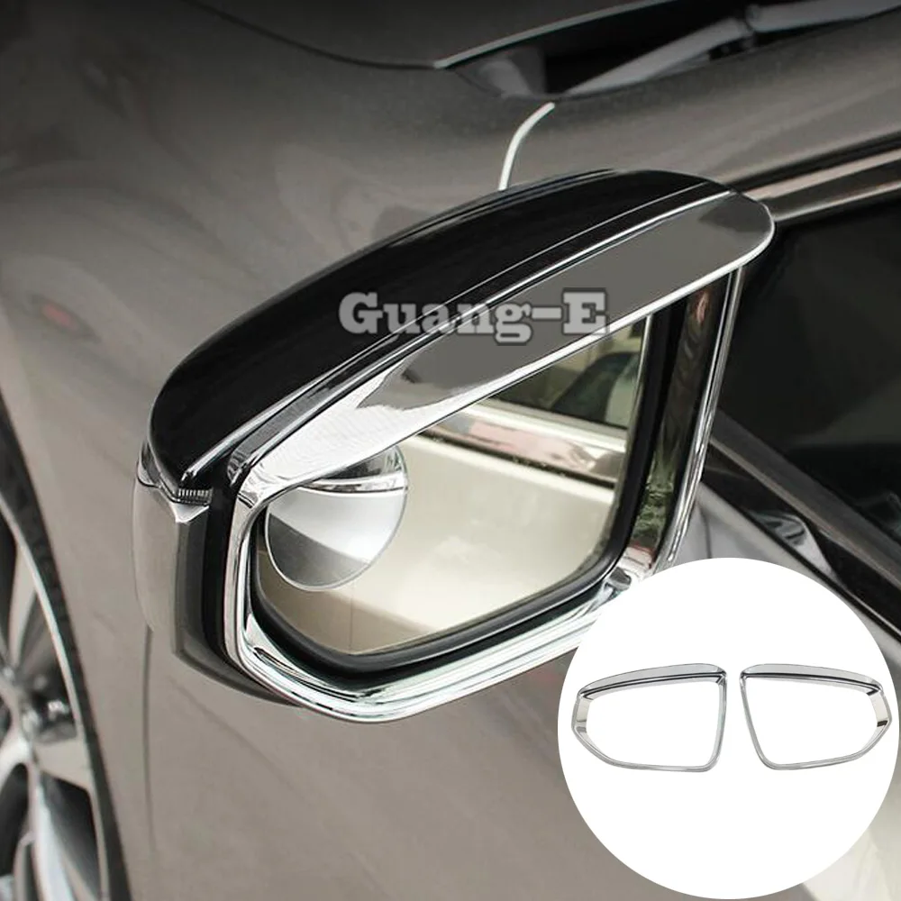 Rear View Glass Mirror Trim Frame Rain Shield Sun Visor Eyebrow For Lexus ES ES200 ES250 ES300 ES350 2018 2019 2020 2021 2022