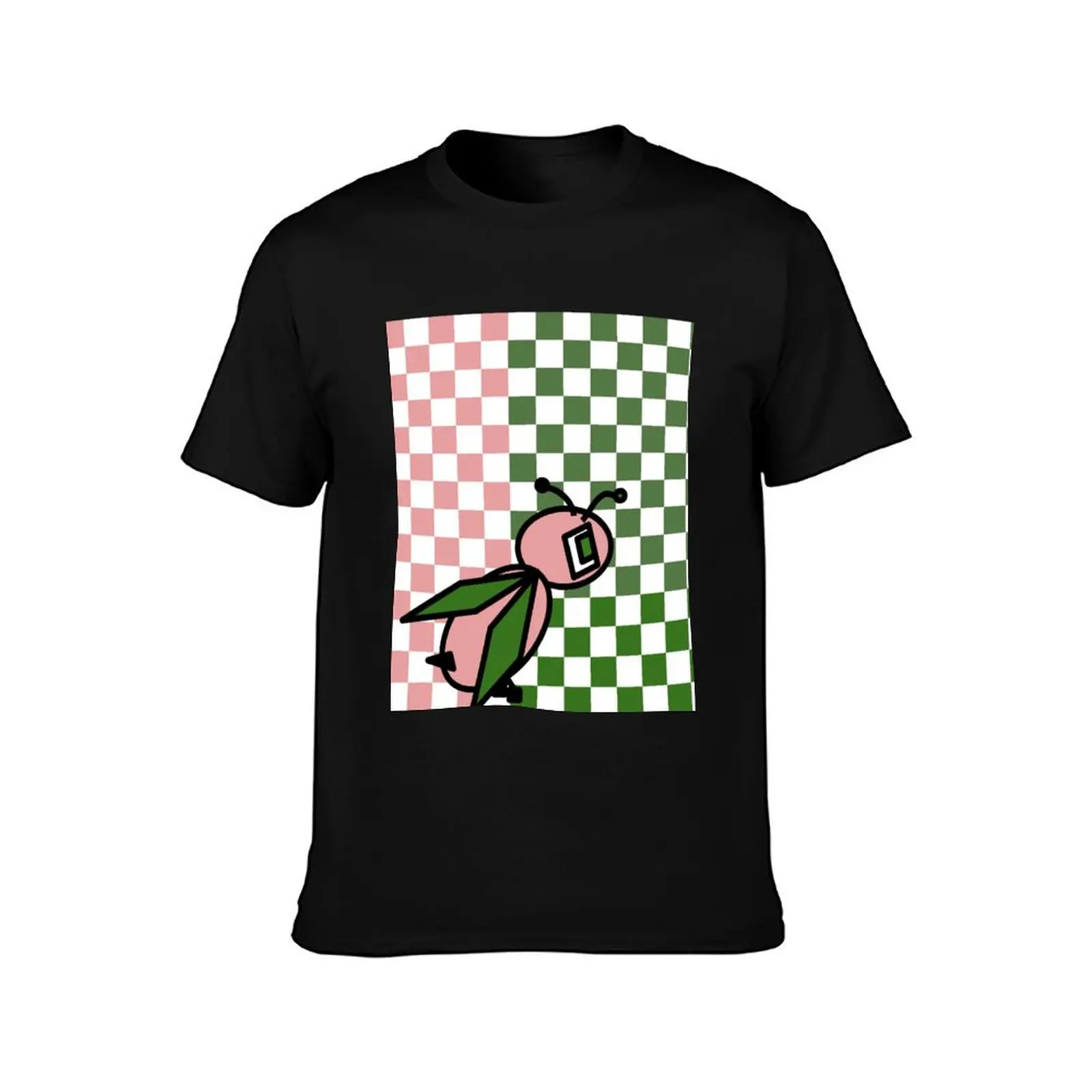 Ayisha Buggy Checkered Duo T-Shirt Trendy Print Short Sleeve T-Shirt