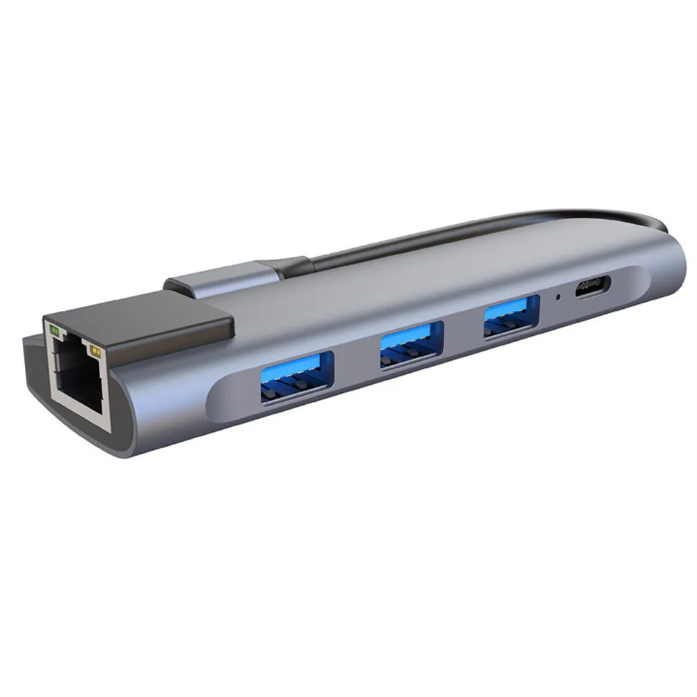 -in-1 USB Type-C Hub Docking Station Lightweight Portable Multiport Adapter for Laptop Fast Safe