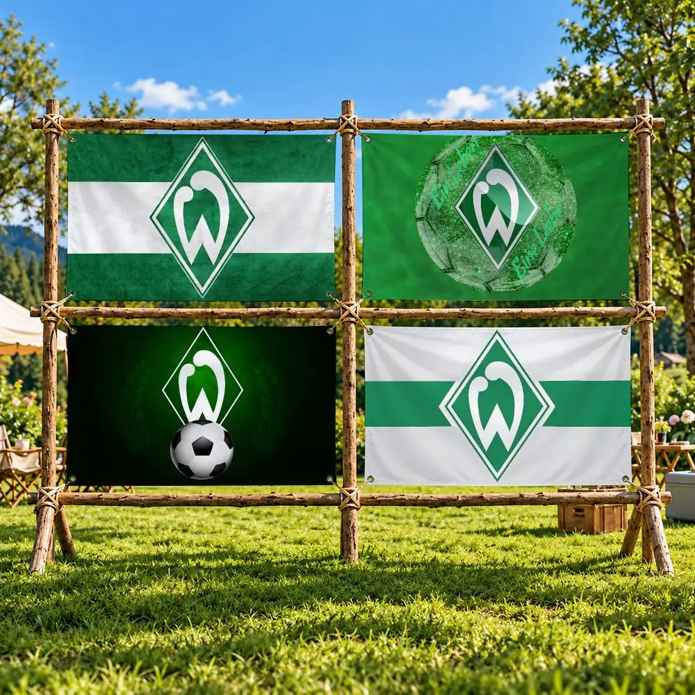 Werder Bremen Football Club Flags Soft Skin-friendly Durable Tapestry Outdoor Party Home Living Room Bedroom Decoration