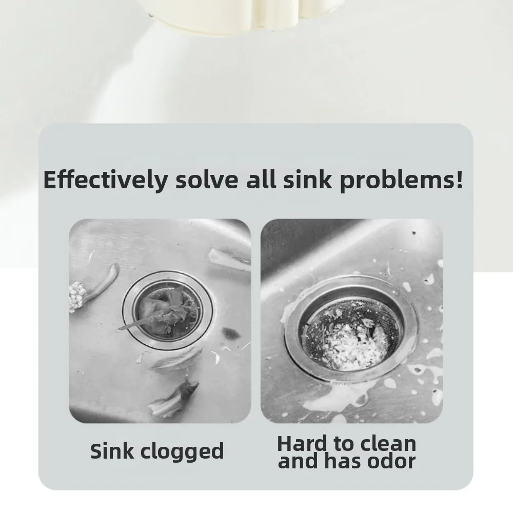 

Creative Sink Hanging Strainer Basket Punch-free Detachable Food Residue Separator Quickly Drain Multifunctional