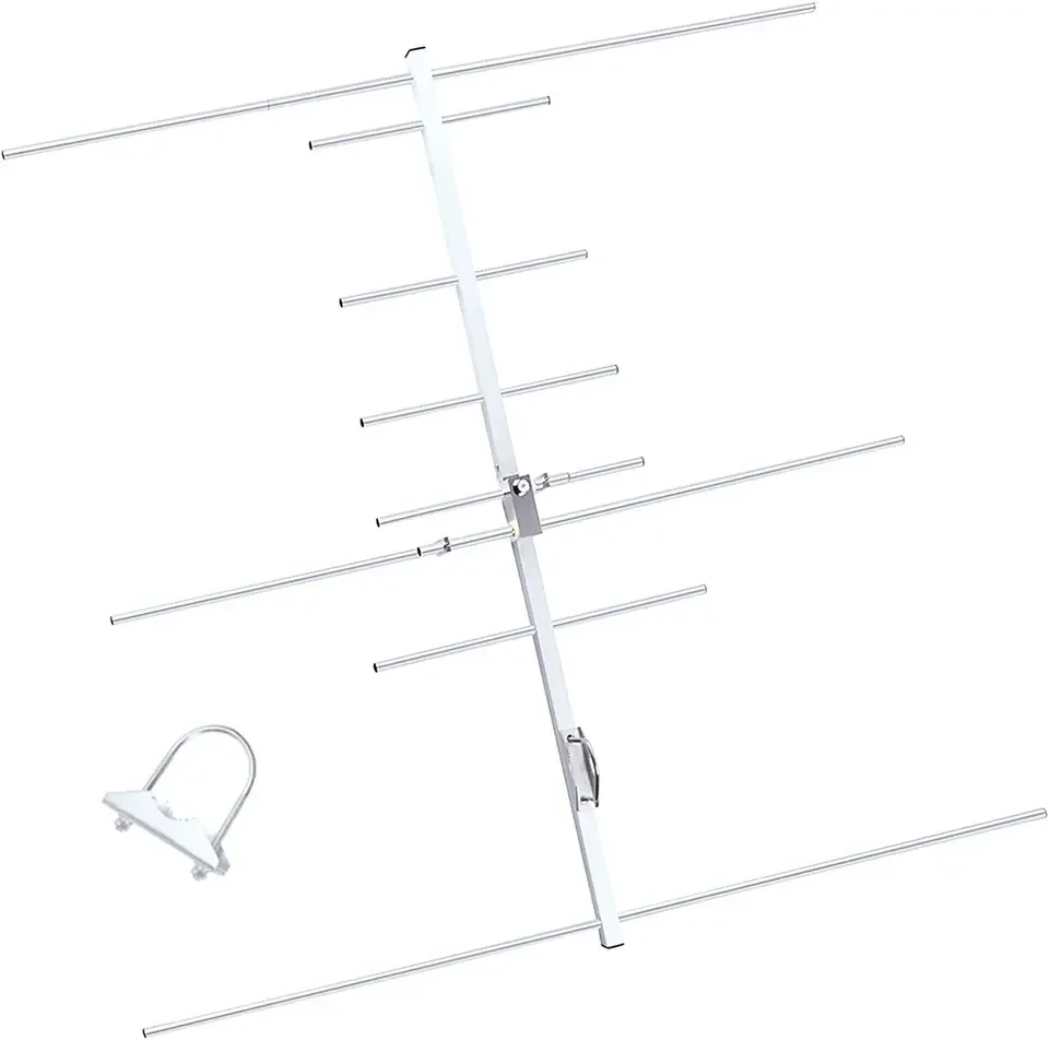 Antena Dipole Yagi FM 144/433 MHz dari Aluminium Alloy untuk Luar Ruangan