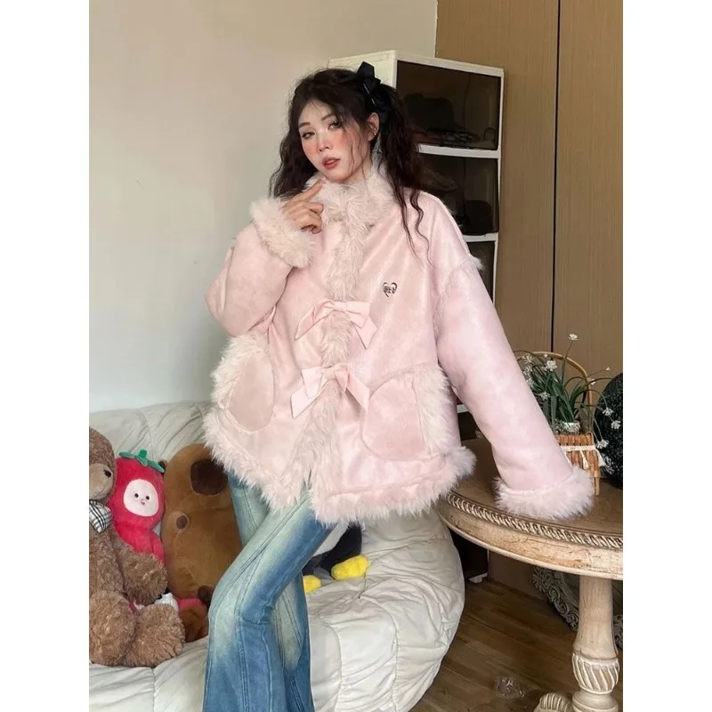 

Корейский дизайн, утолщенное осенне-зимнее новое свободное и тонкое пальто нестандартной формы с лацканами