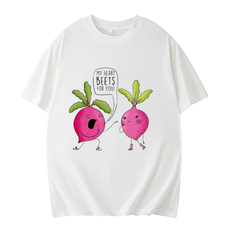 Radish Beet Oversized Shirt, Let's Support Each Other and Watch Each Other Grow, Gardening Vegetables Green Thumb Spring Plants