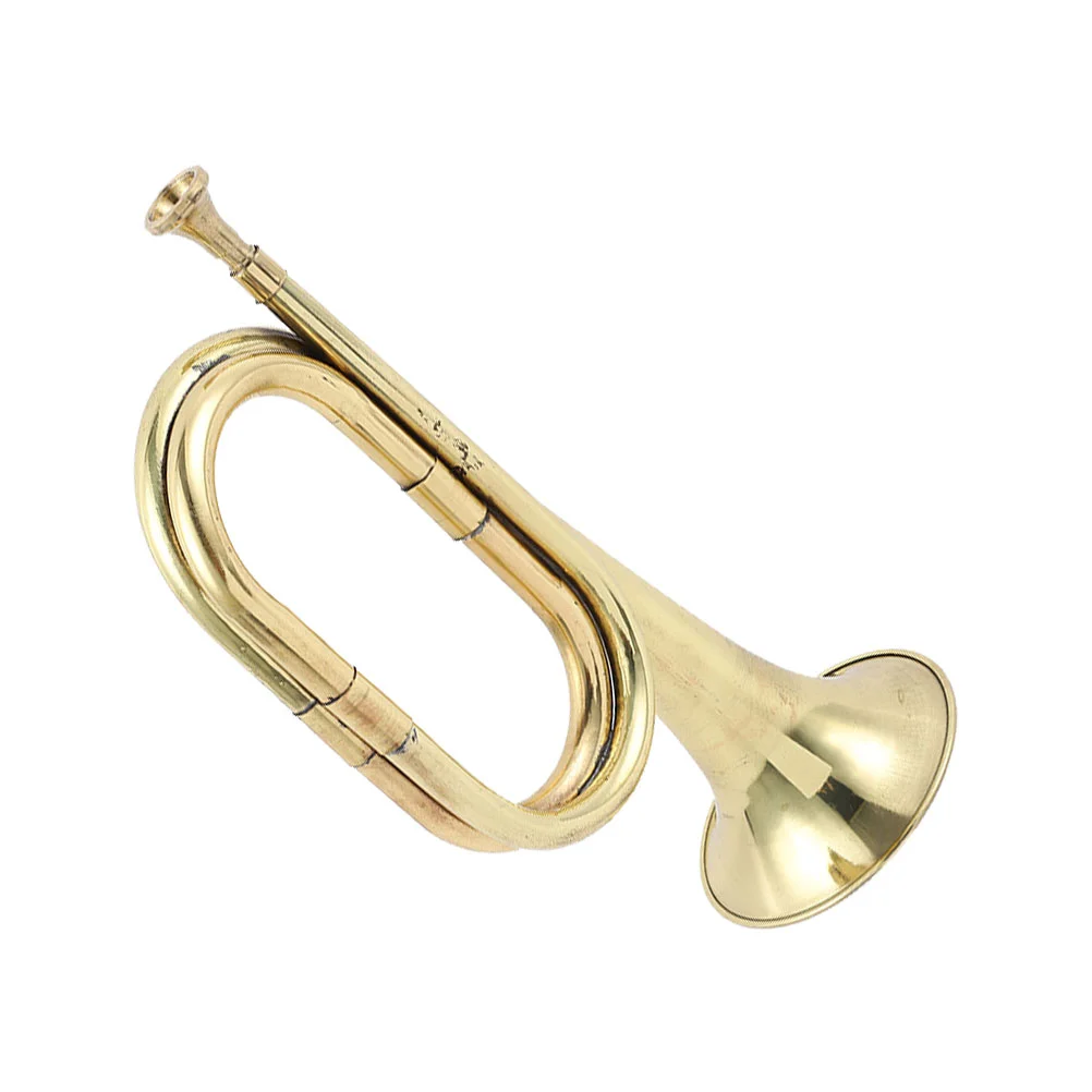 

Copper Alloy Charge Bugle Child Trumpet Instrument Children Toy Musical Instruments Noise Professional