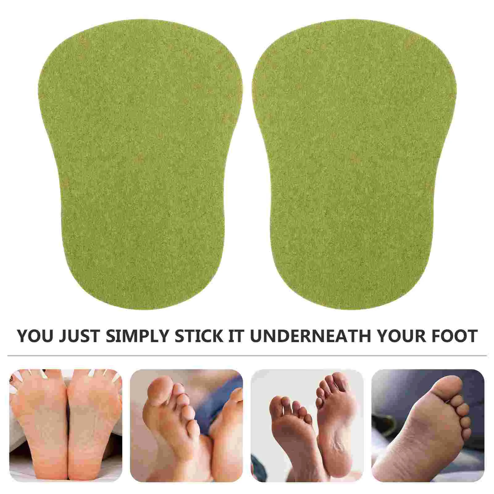 32 Pcs Foot Patch Wormwood Pads Care Products Sole of Mugwort Moxa Leaf Non-woven Fabric Warm Patches Vinegar