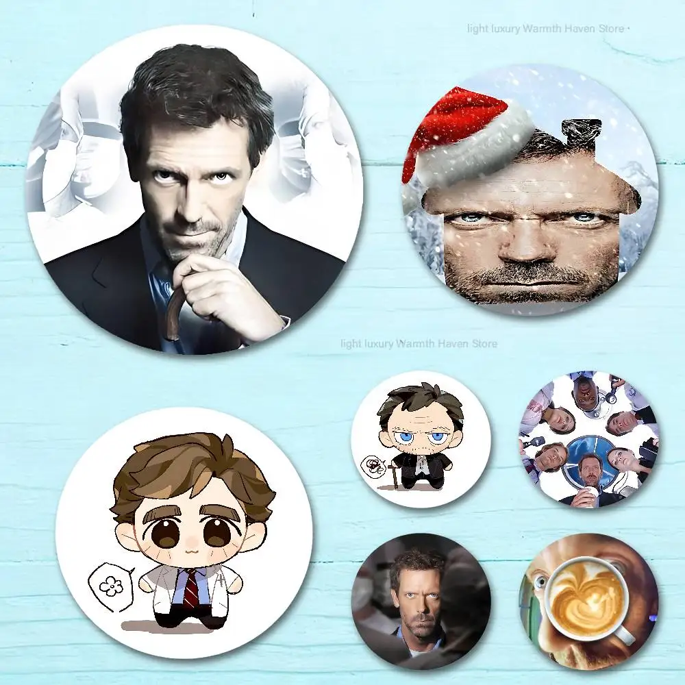 

TV Show H-House MD Round Anime Wooden Coasters DIY Decorations Birthday Valentine Gifts
