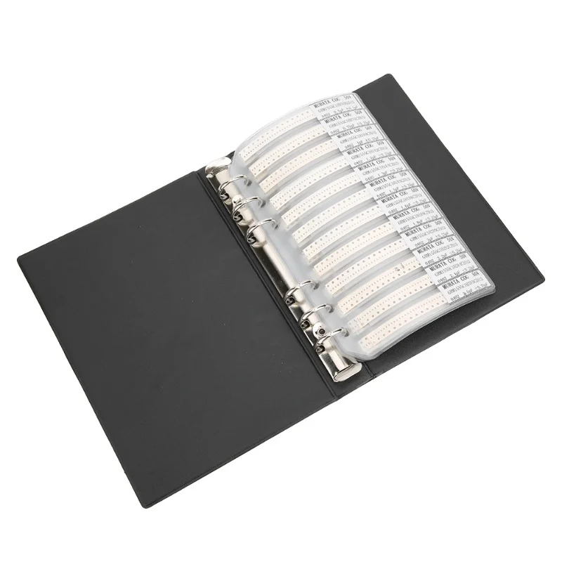 0402 Series 80 Values Capacitors Electronic Components Assorted Kits Sample Book Black