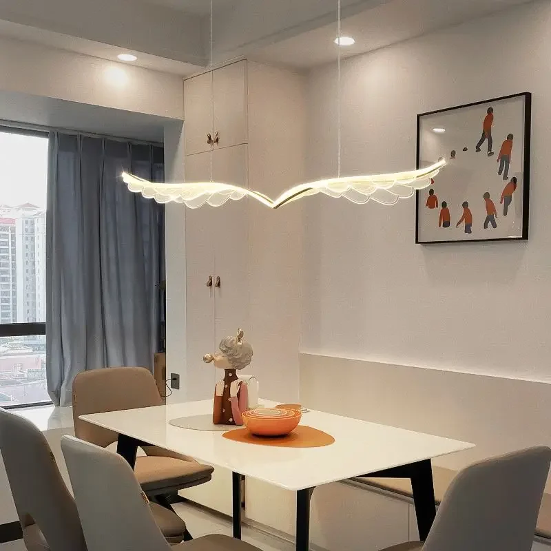 Modern Gold Angel Wings Chandelier Lights Luxury Home Decoration LED Lamps For Kitchen Dining Room Table Study Pendant Lighting