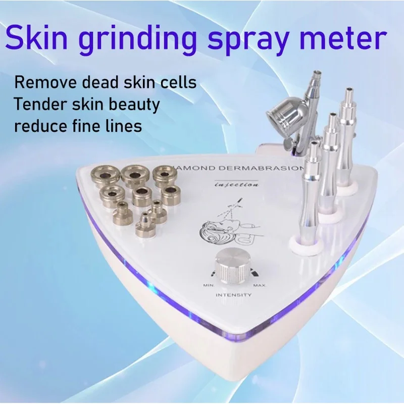 Diamond Micro Carving Spray Micro Crystal Face Cleaning and Rejuvenating Skin Grinder Cross Exfoliation
